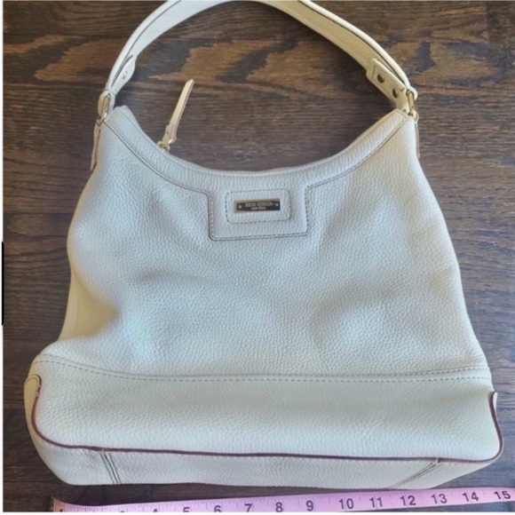 KATE SPADE Elegant Cream White HOBO Leather Shoulder Bag - Picture 9 of 9